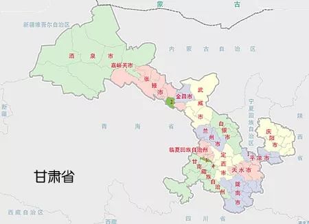 甘肃省金塔县地图图片