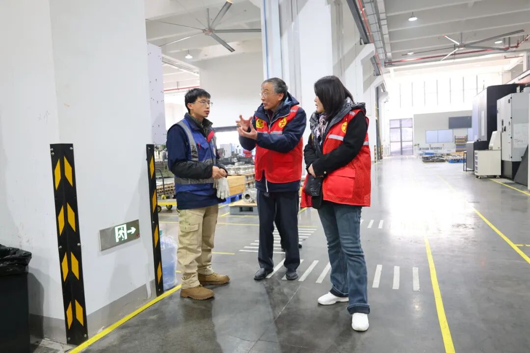 原特种设备高级检验师张幼德老师莅临法登阀门参观指导