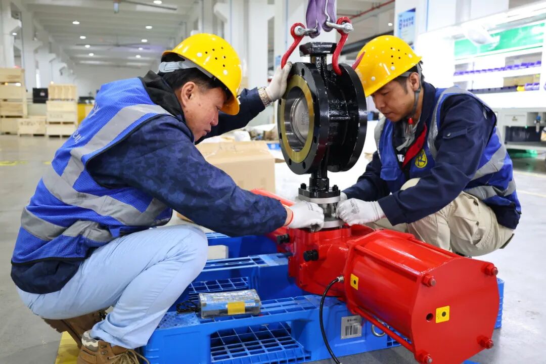 原特种设备高级检验师张幼德老师莅临法登阀门参观指导