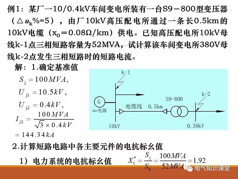 供配电系统中短路电流的计算详解！的图23
