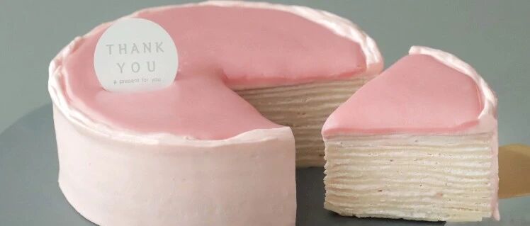 韩国一款千层蛋糕，颜值太高，外面买不到，几步get同款