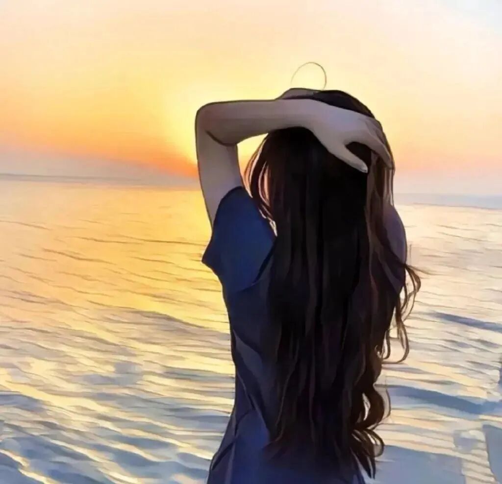 温柔治愈的背影头像