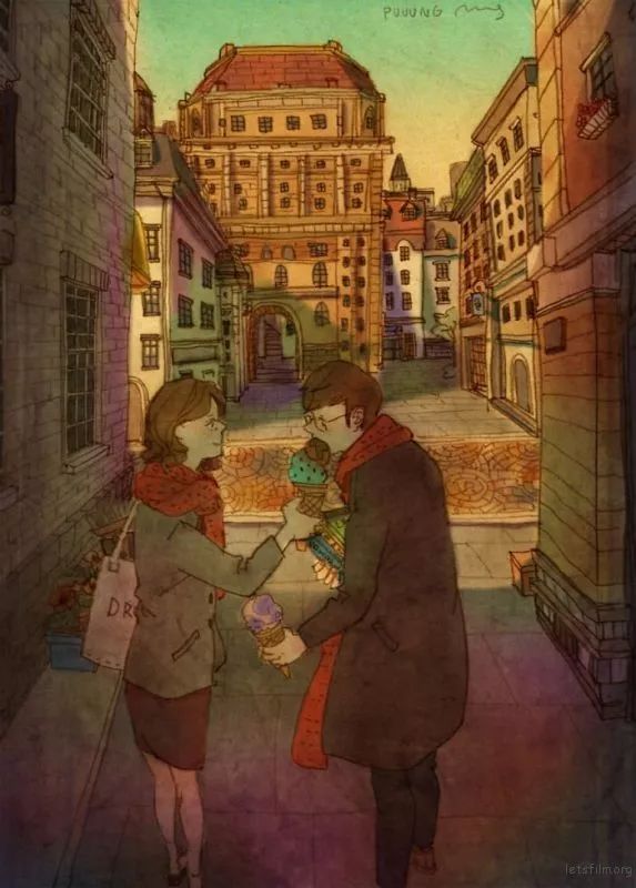如何認識新朋友？  Love is…？暖心的戀人插畫，讓你重溫愛情中那些微小的幸福 情感 第29張