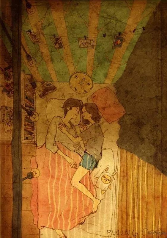 如何認識新朋友？  Love is…？暖心的戀人插畫，讓你重溫愛情中那些微小的幸福 情感 第8張
