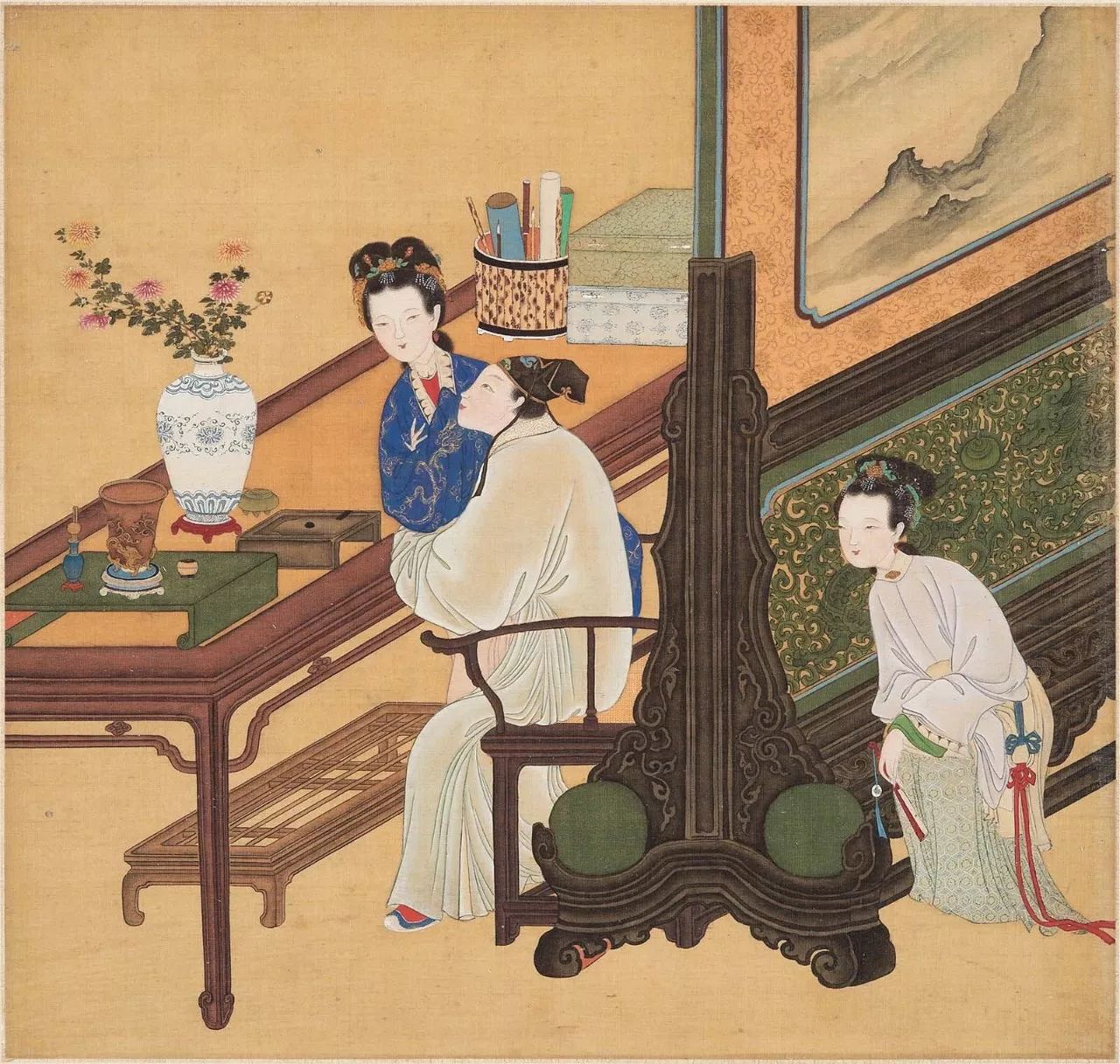 日本浮世绘风格的春画-图库-五毛网