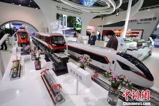 2017中国(湖南)国际轨道交通产业博览会。杨华峰 摄