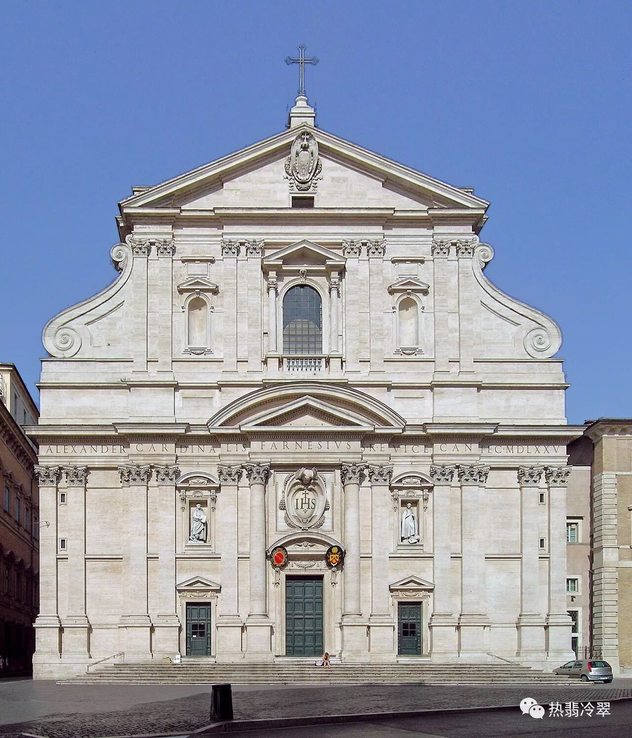 金碧辉煌的巴洛克教堂罗马耶稣教堂