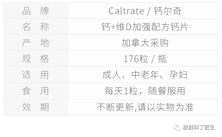 加拿大钙尔奇caltrate Plus含维生素d孕妇 中老年钙片 孕妇一定要补钙 放射科丁医生 微信公众号文章阅读 Wemp