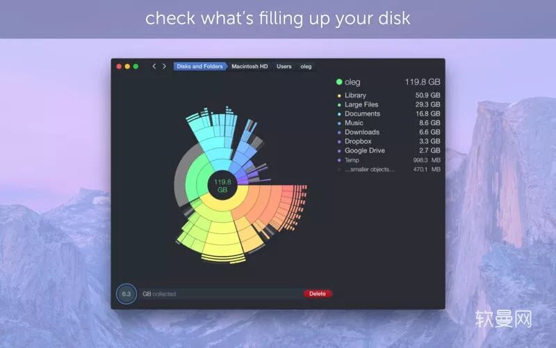 【Mac软件】DaisyDisk 4.6.1 磁盘管理工具免激活下载