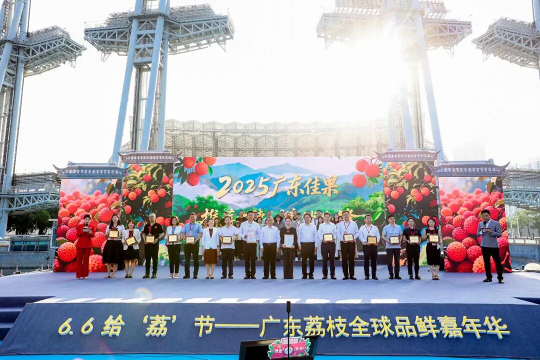 广东省委常委、宣传部部长胡劲军为头部企业、助农主播颁发荣誉