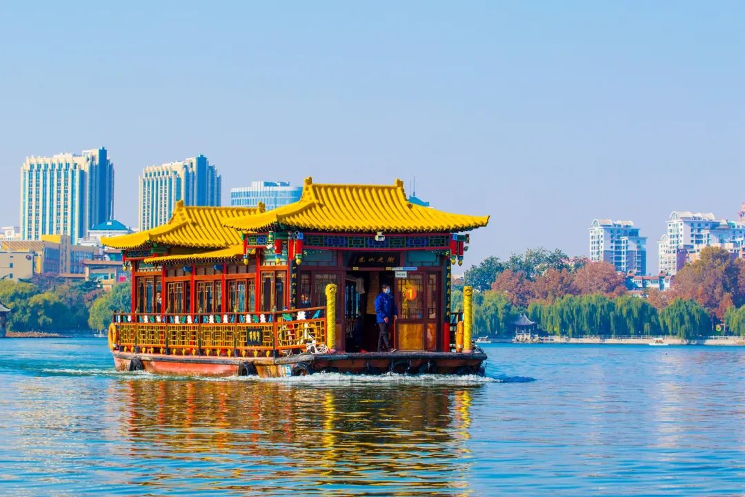 济南大明湖499元豪华游舫无限玩在携程上线啦超多福利等你拿