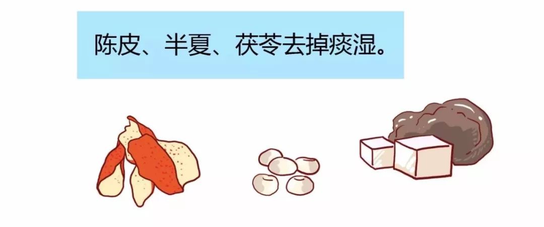 陈皮,半夏,茯苓