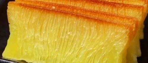 风靡印尼的黄金糕（鱼翅糕）超浓椰香，配方大公开，一次成功！