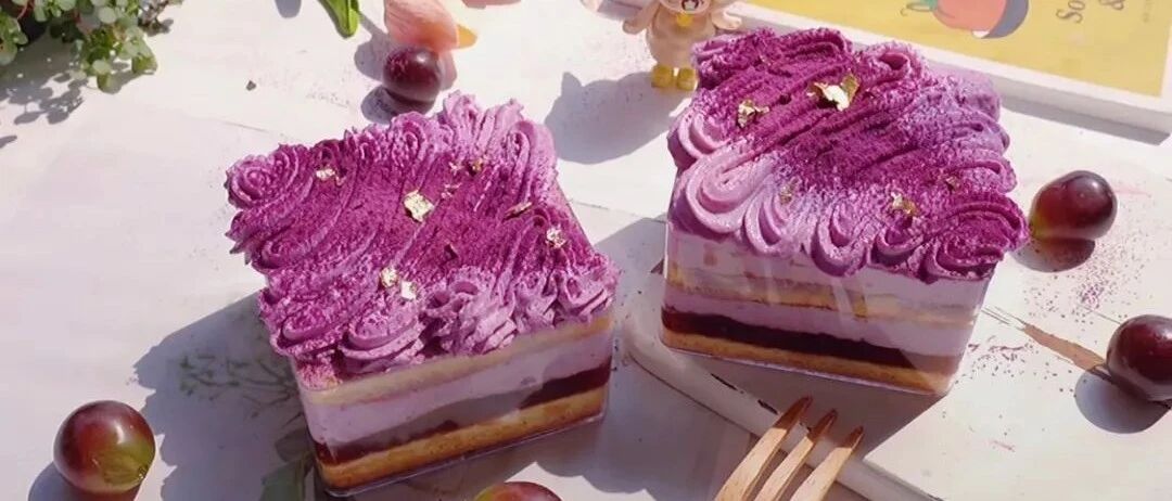喜茶一年热卖200万杯的多肉葡萄，做成蛋糕居然那么好吃？