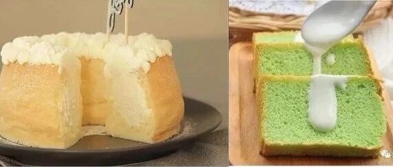 戚风蛋糕这样做颜值高，味道还超好，不回缩 不塌腰一次成功！N款戚风配方分享！！