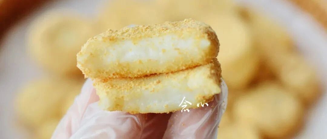 豆面糕神仙做法~不揉不烤，软QQ好吃到全家上瘾！做起来超简单！！