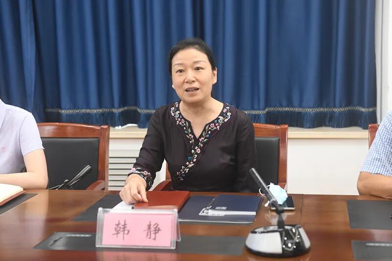 环翠区人大常委会副主任韩静一行到我院走访调研