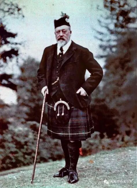英国国王爱德华七世在1906年拍摄的彩色照片