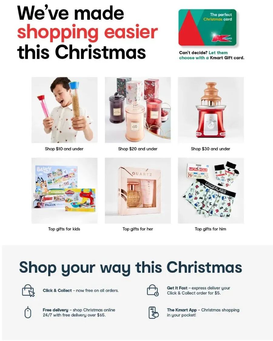 11月15日~23日，Kmart最新打折目录来袭！圣诞礼盒、亲子装等好价（组图） - 1