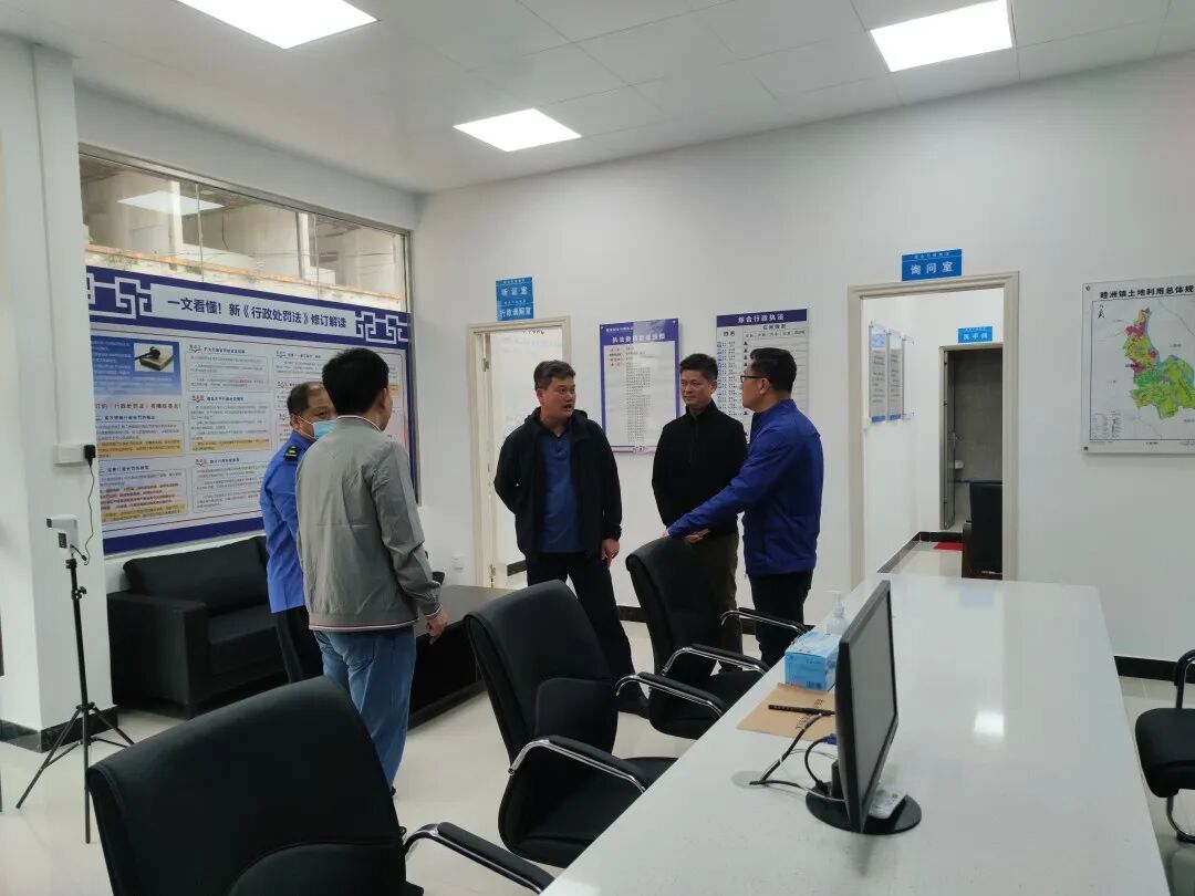 雨生百谷春生万物睦洲镇综合行政执法办公室举行新址揭牌仪式