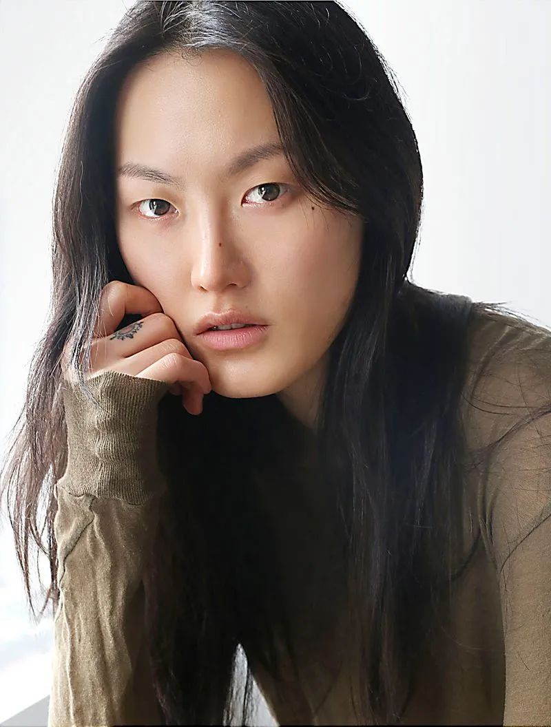 韩国模特脸部图片