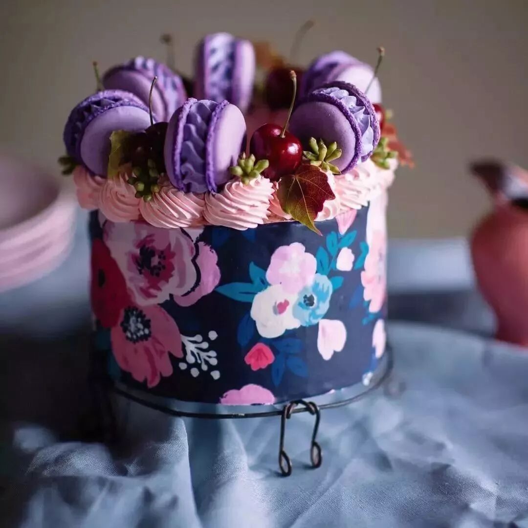 老外裱花蛋糕，太漂亮了~