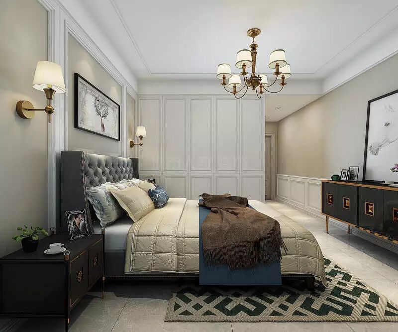 云鼎大观130㎡现代美式，简简单单的美，较实在！