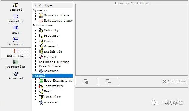 DEFORM边界条件之：热边界条件(Thermal Boundary Conditions)的图1