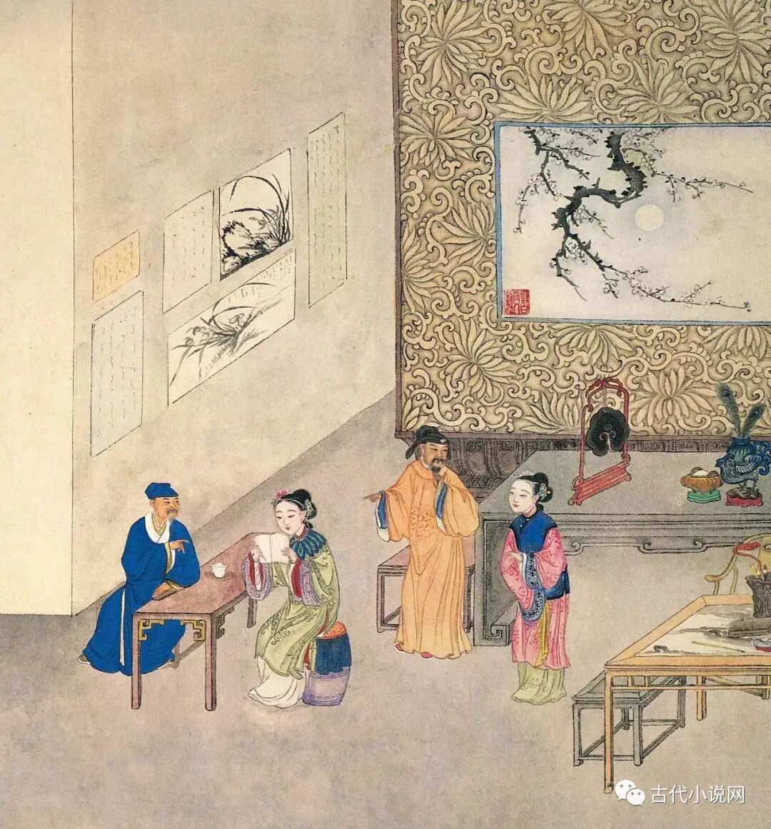 三生桃花绘成扇_挥扇仕女图作者_桃花扇作者是谁