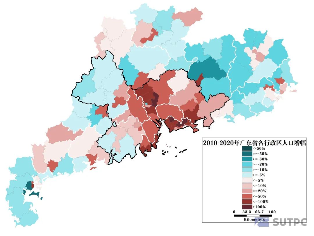 广东人口密度图片