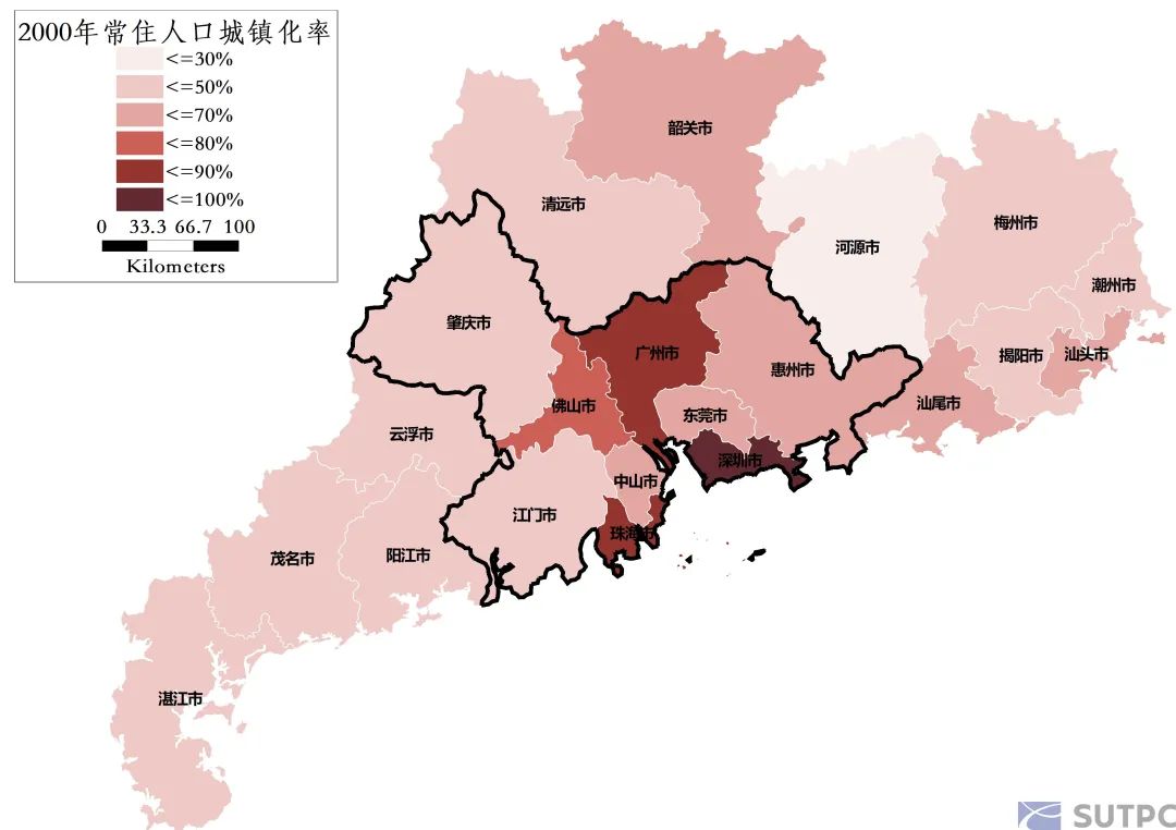 广东人口密度图片