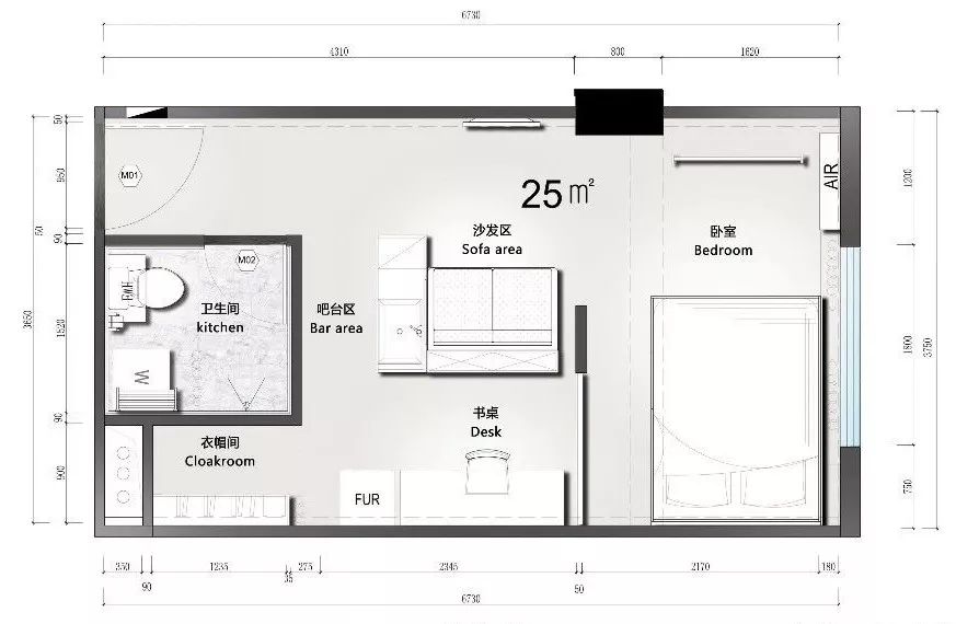 華潤、萬科、碧桂園、旭輝4家「長租公寓戶型設計圖」流出，又美又好住！ 汽車 第8張