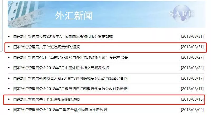 国家外汇管理局关于外汇违规案例 在线外汇交易平台首选
