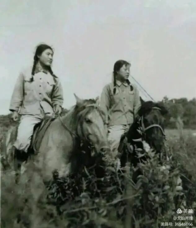 邹文秀老师作品《英姿飒爽小姐妹》