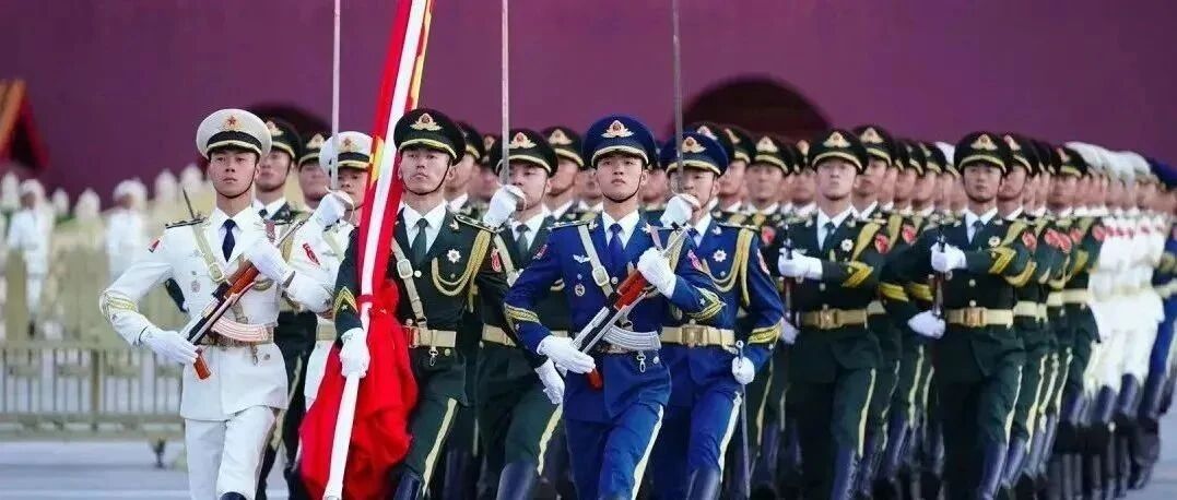 今天的国旗护卫队，有点不一样