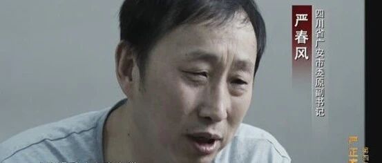 【8点见】“严书记”出镜痛哭忏悔