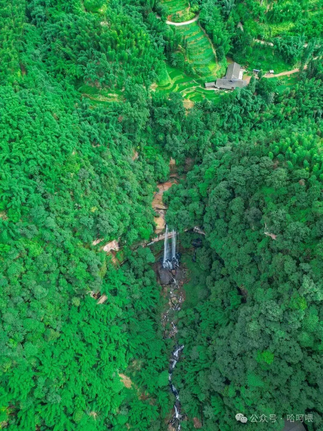 赣州通天寨丹霞地貌, 红色岩石与绿色植被对比强烈, 奇峰异石, 山涧清流, 自然奇观
