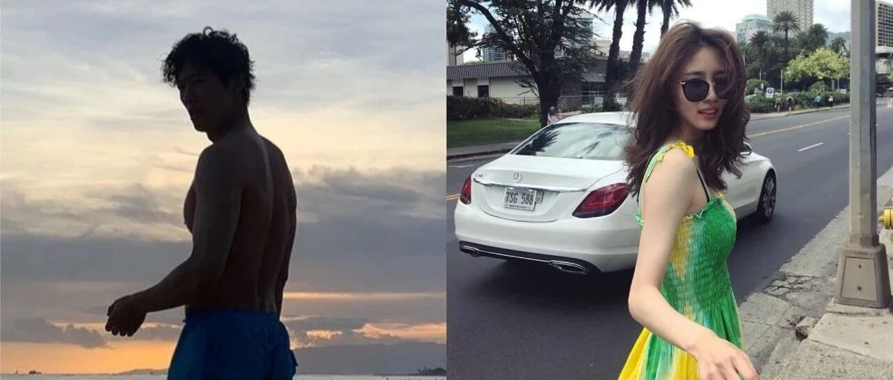 记者假装朋友套话男星女友致恋情曝光！相差11岁夏威夷甜蜜互拍好恩爱