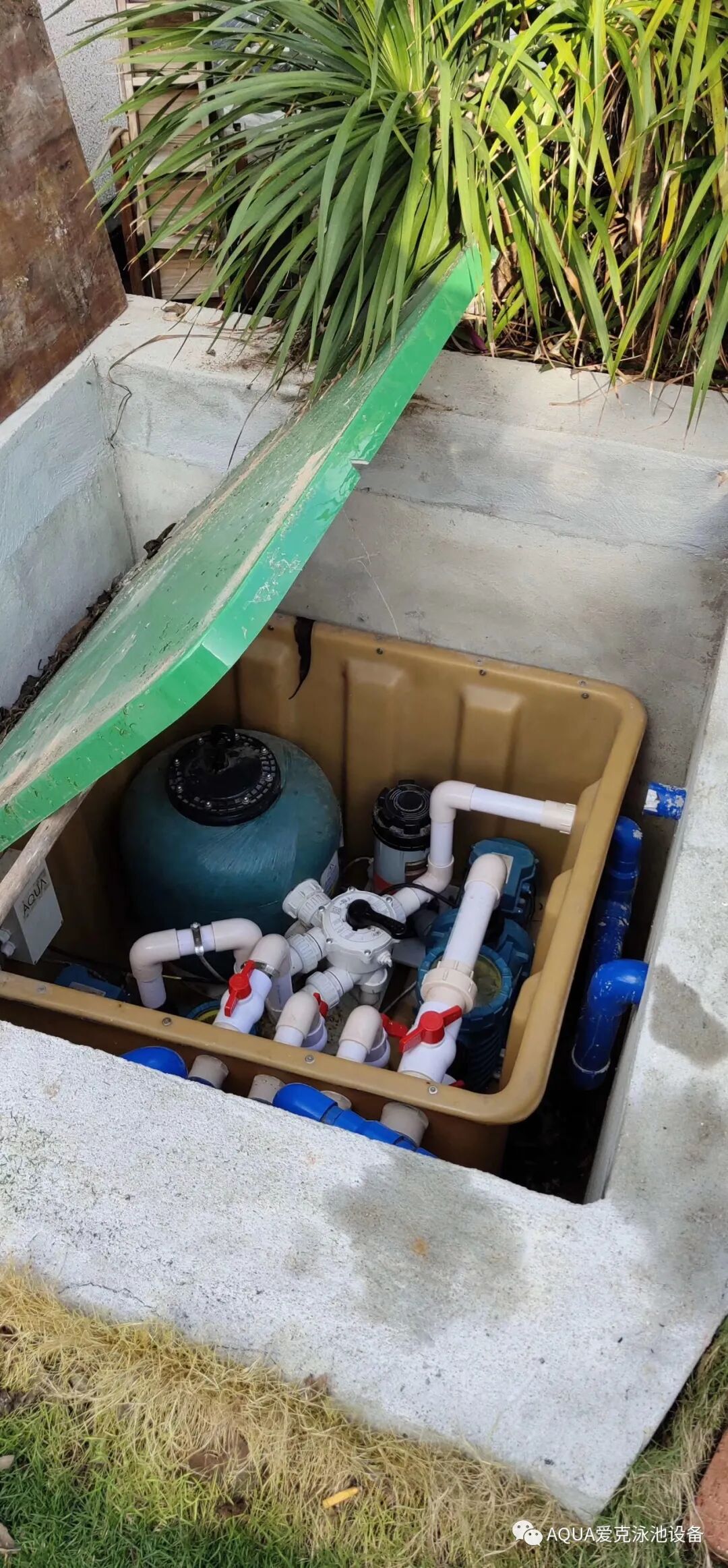 AQUA愛尅地埋式一體機設備維護實拍