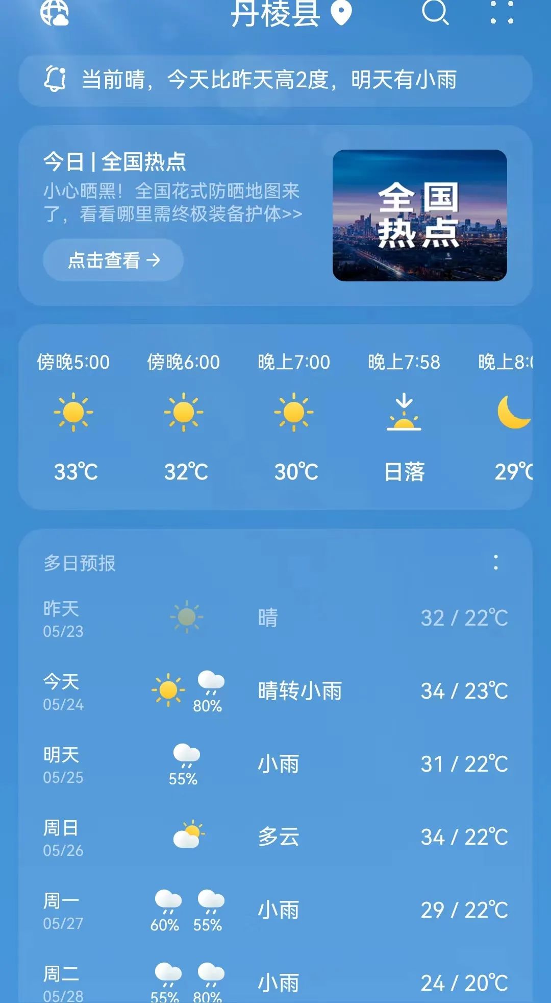 丹棱天气