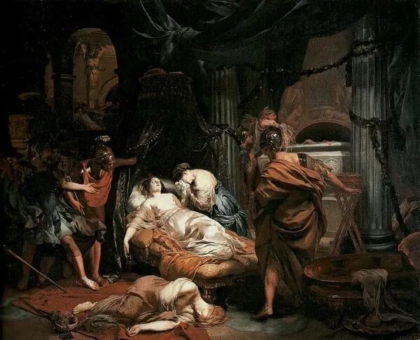 荷兰 希拉·德·莱勒斯《克莉奥帕特拉之死》1675-80年克莉奥佩特拉一