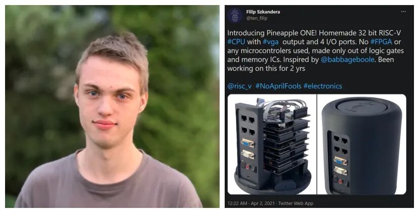 耗时两年自制一块32位Risc-V处理器，可玩「贪吃蛇」的图1