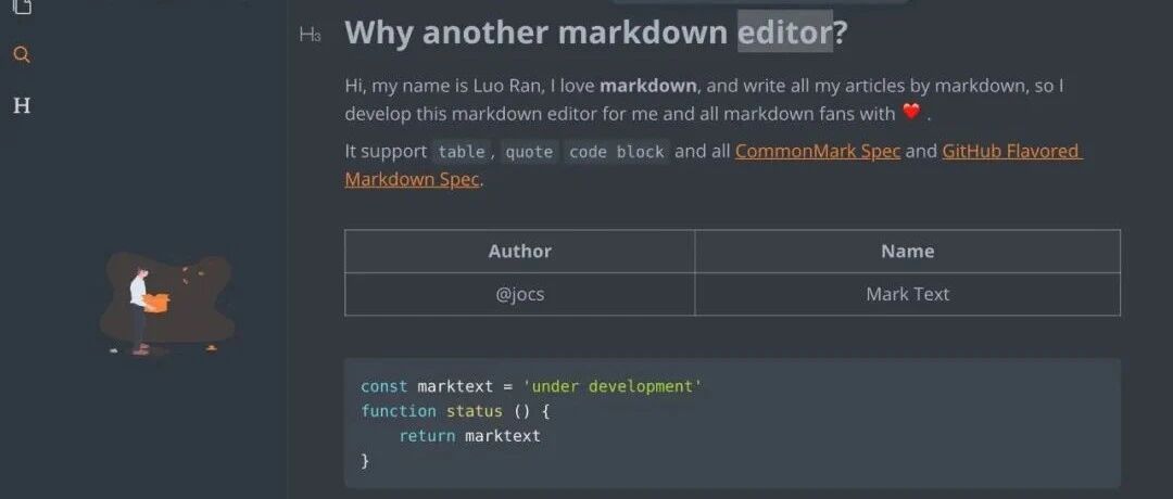 当Typora开始收费，开源免费的MarkText编辑器火了：一周新增2k+star