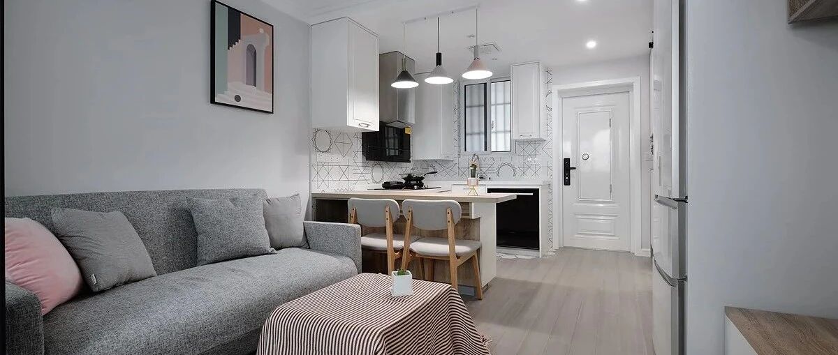 35㎡简陋旧房改造成清新唯美少女心小屋，生活的苦，就用家的甜来填补吧~