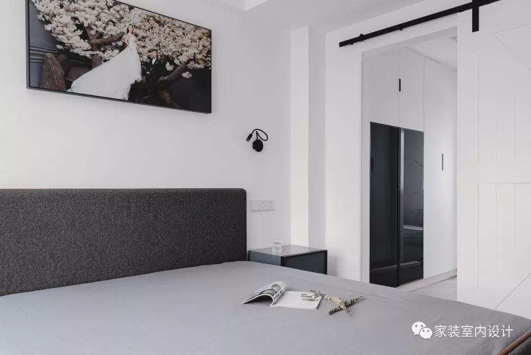 110㎡現代三居，冷酷黑+溫潤木，打造乾淨舒適的質感空間！ 家居 第13張
