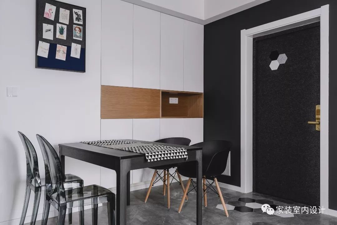 110㎡現代三居，冷酷黑+溫潤木，打造乾淨舒適的質感空間！ 家居 第10張