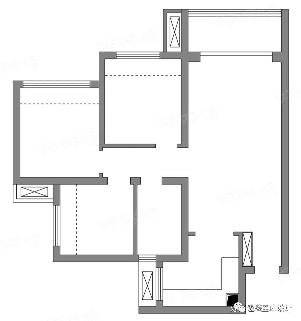 75㎡精裝房軟裝改造，墨綠色搭配淺綠色，營造自然寧靜、優雅復古空間氛圍 家居 第6張