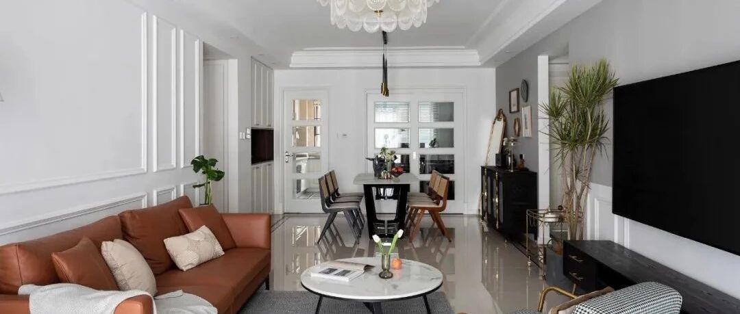 两人两猫的122㎡舒适四居，轻奢复古、明亮温馨的美家