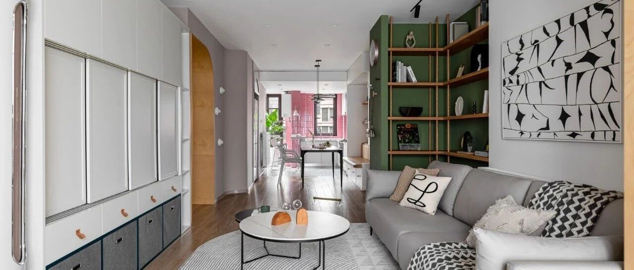 95㎡北欧休闲风两居室，自然清新、活泼有趣、温馨有爱的三口之家