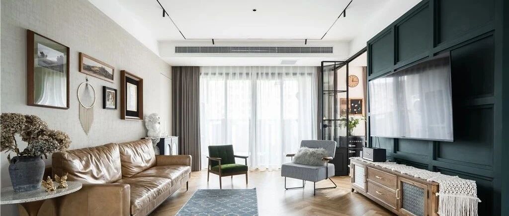 110㎡轻复古风三居，每一处都是风景，儿童房最是有趣！